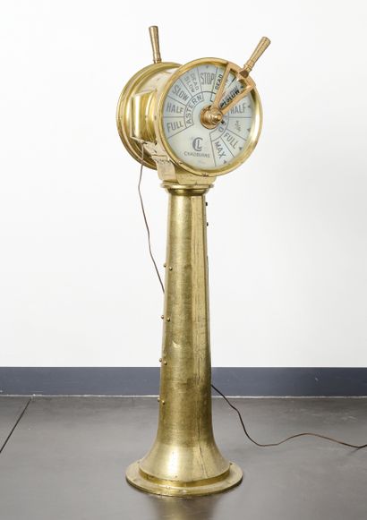 Marine - Ship order transmitter - CHADBURNS
Brass,...