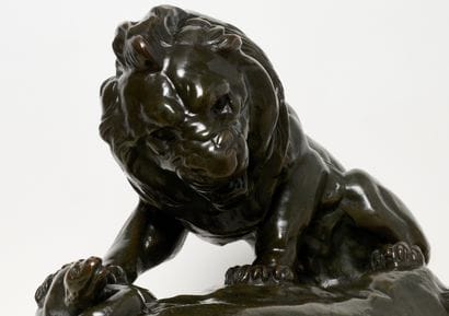 Antoine Louis BARYE (1796-1875)
Lion combattant...