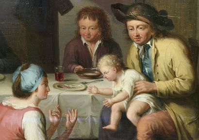 Ecole flamande ou lorraine, XVIIe - XVIIIe
Famille...