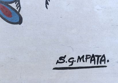 Simon George MPATA (1942-1984)
Papillon....