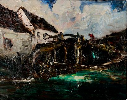 Armand G. G. JAMAR (1870-1946)
Paysage au...