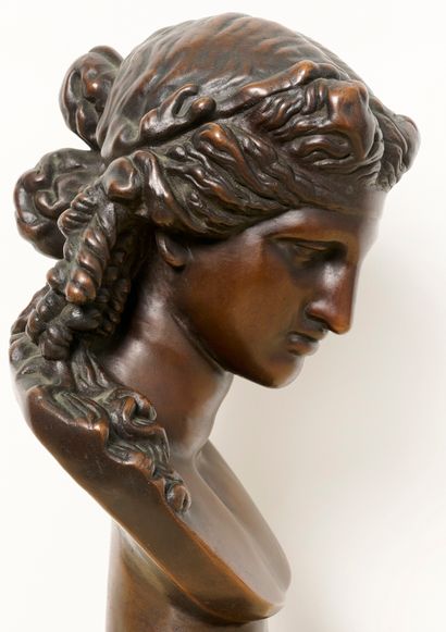Barbedienne, d'après
Buste d'Ariane en terracota...