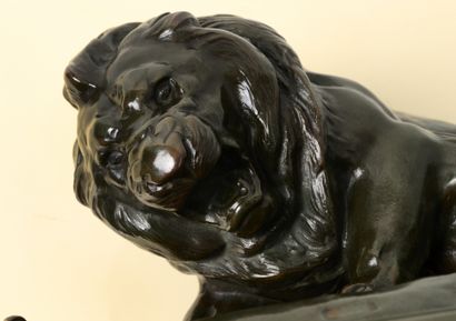 Antoine Louis BARYE (1796-1875)
Lion combattant...