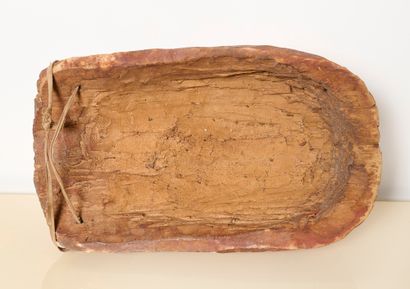 Afrique
Masque de ventre en bois à teinte...