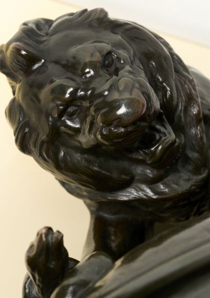 Antoine Louis BARYE (1796-1875)
Lion combattant...