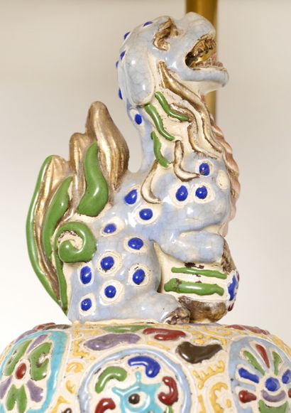 Japon - fin Meiji - Satsuma
Vase monté en...