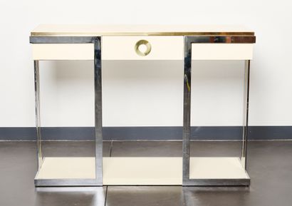 Willy RIZZO (1928-2013)
Console en laque,...