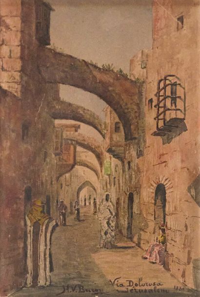 Henry Victor BURGY (XIXe, 1901)
Via Dolorosa...