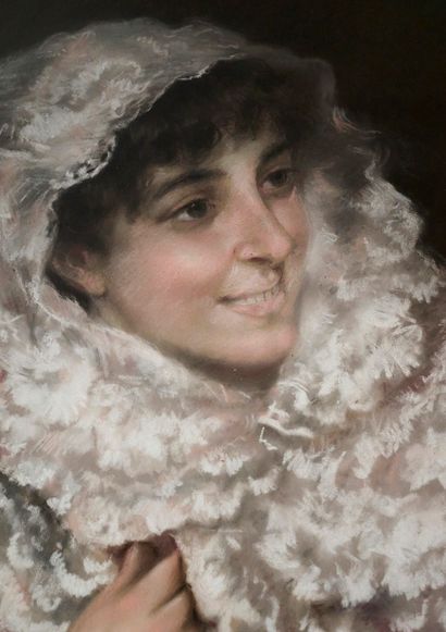Francesco VINEA (1845-1902)
Jeune femme à...
