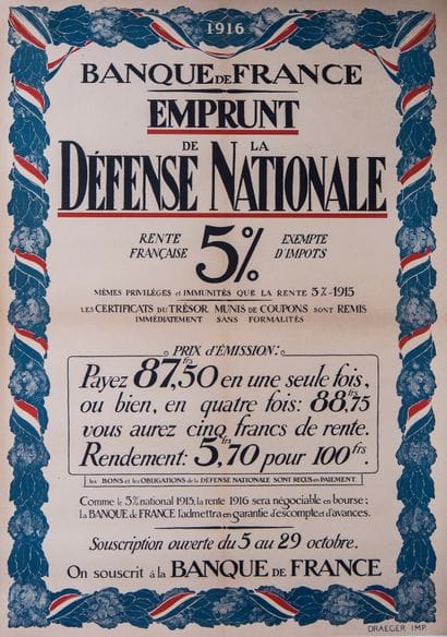 Emprunt de la Défense Nationale - 1915. Affiche...