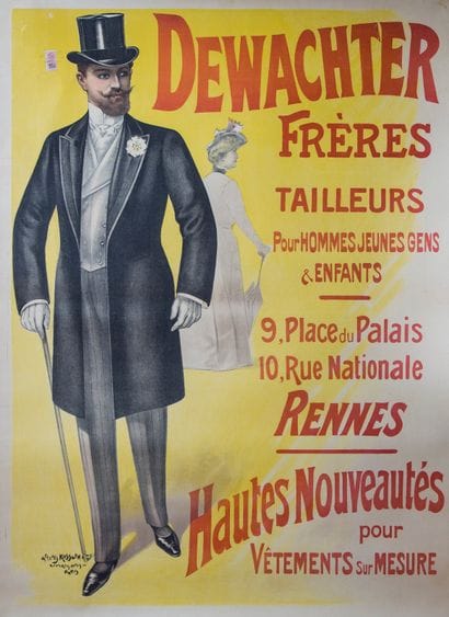 DEWACHTER
Tailleurs à Rennes - Affiche entoilée....