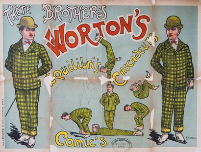 Imp. V.C. MUNET
Worton's brothers - Affiche...