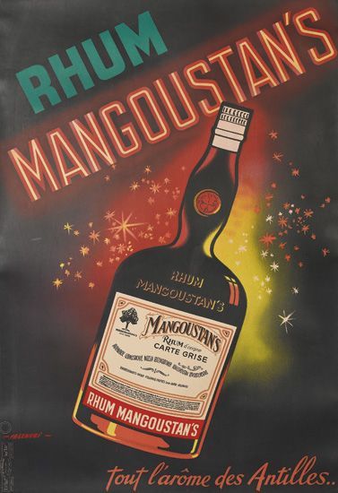 Robert FALCUCCI (1900-1989)
Rhum Mangoustan's...