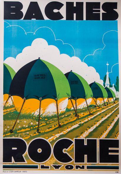 ART DECO - Bâche ROCHE Lyon
Affiche entoilée....