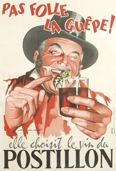 Jef DE WULF (1926-1994)
Vin du Postillon....