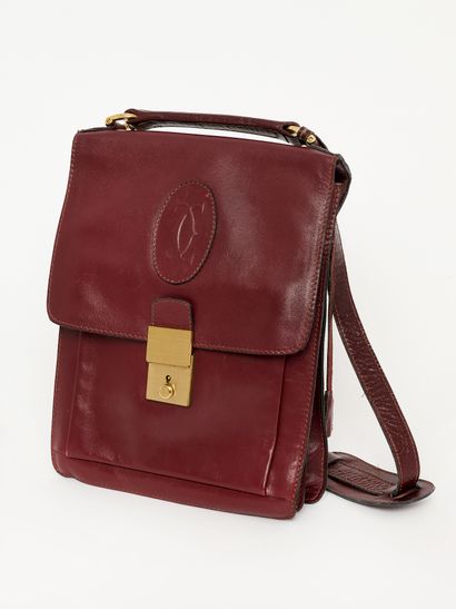 CARTIER - Paris - ca 1970
Bordeaux leather...