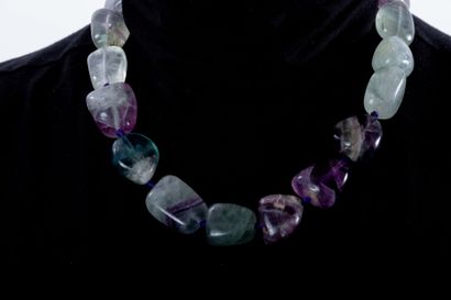 Collier en pierre de fluorite
224g - Hauteur...