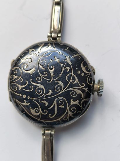 Antique watch, ca 1900
Silver watch with...