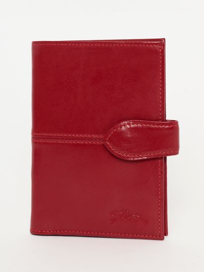 LONGCHAMP - Paris
Red leather wallet.