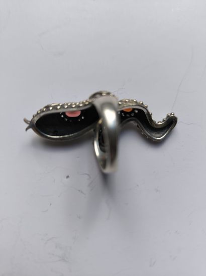 Ophiomorph ring
Snake-shaped ring in sterling...
