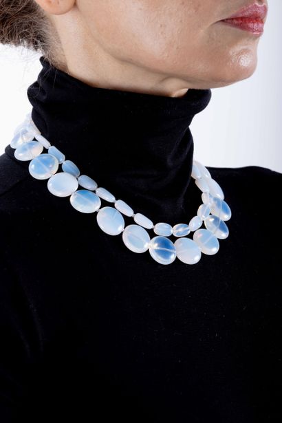 Collier en pierre de lune
102g . Hauteur...