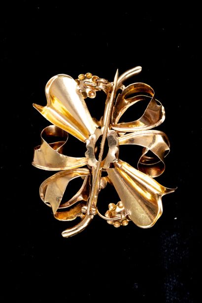 Bijoux or et tourmaline
Broche en or et tourmaline...