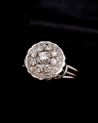 Bague or Diamant
Bague en or blanc à deux...