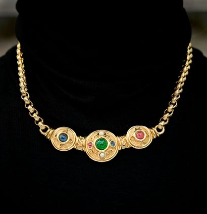 DIOR - Christian DIOR - year 60/70.
Gold-plated...