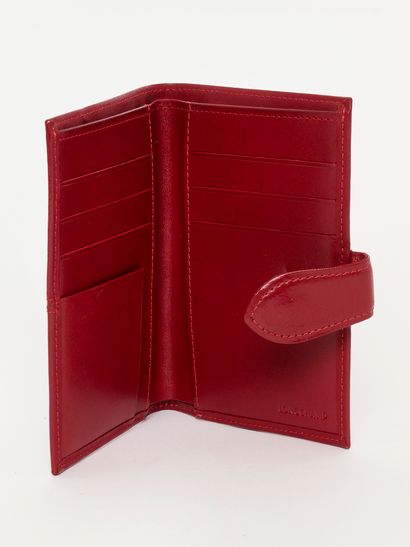 LONGCHAMP - Paris
Red leather wallet.