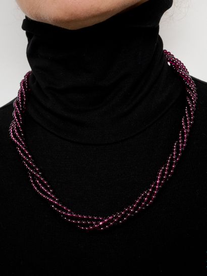 Collier Grenats Rhodolite
55g - Hauteur fermé...