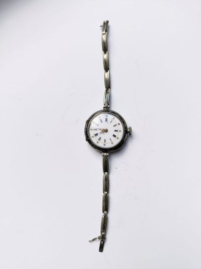 Antique watch, ca 1900
Silver watch with...