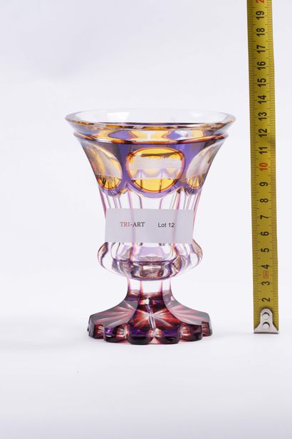 Cristal de Bohème - Biedermeier
Verre cratère...