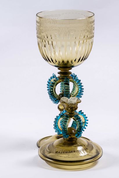 Entourage de Theresienthaler Krystallglasfabrik...