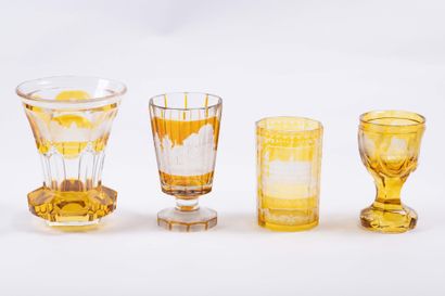 Cristal de Bohème
Quattre verre en cristal...
