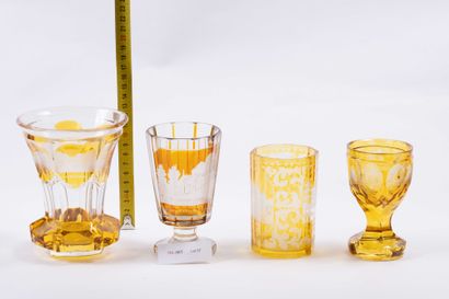 Cristal de Bohème
Quattre verre en cristal...