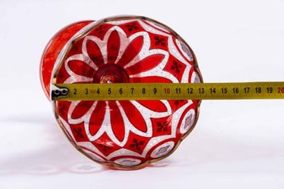Verre de Bohème ou Ottoman
Coupe sur pied...