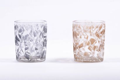 René LALIQUE (1860-1945)
Deux gobelets porte...
