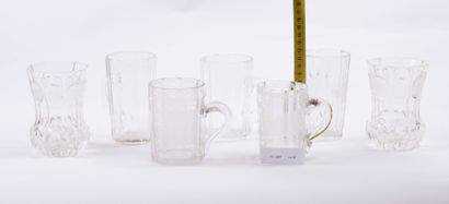 Cristal de Bohème
Lot de six tasse et deux...