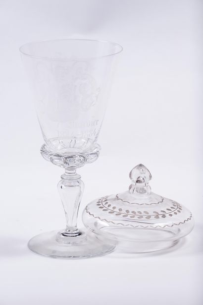 Cristal de Bohème
Pokal en cristal blanc...