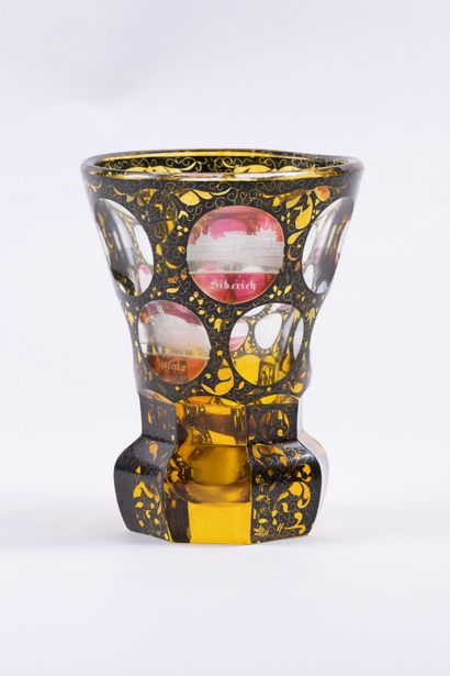 Cristal de Bohème - Biedermeier
Verre en...