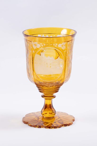 Cristal de Bohème
Verre sur pied en cristal...