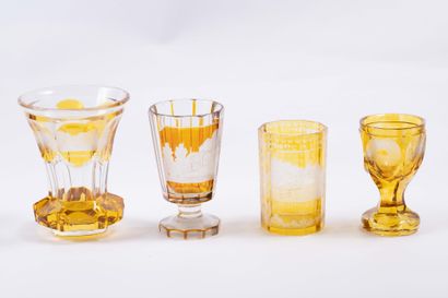 Cristal de Bohème
Quattre verre en cristal...