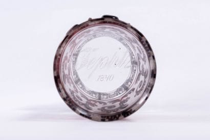Cristal de Bohème
Un verre biedermeier en...