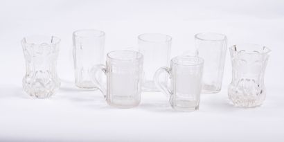 Cristal de Bohème
Lot de six tasse et deux...