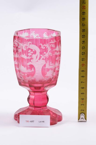 Cristal de Bohème
Verre en forme de calice...