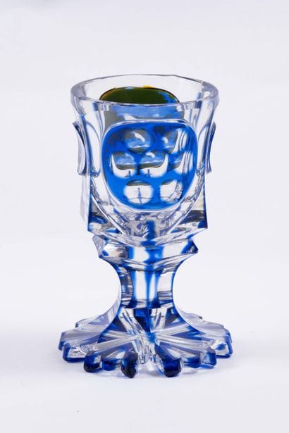 Cristal de Bohème - Biedermeier
Verre à décor...