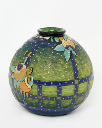 André DELATTE (c.1887-1953)
Vase boule art...