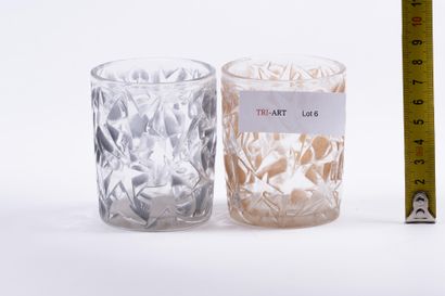 René LALIQUE (1860-1945)
Deux gobelets porte...
