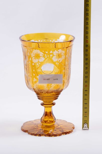 Cristal de Bohème
Verre sur pied en cristal...