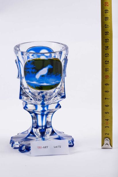 Cristal de Bohème - Biedermeier
Verre à décor...